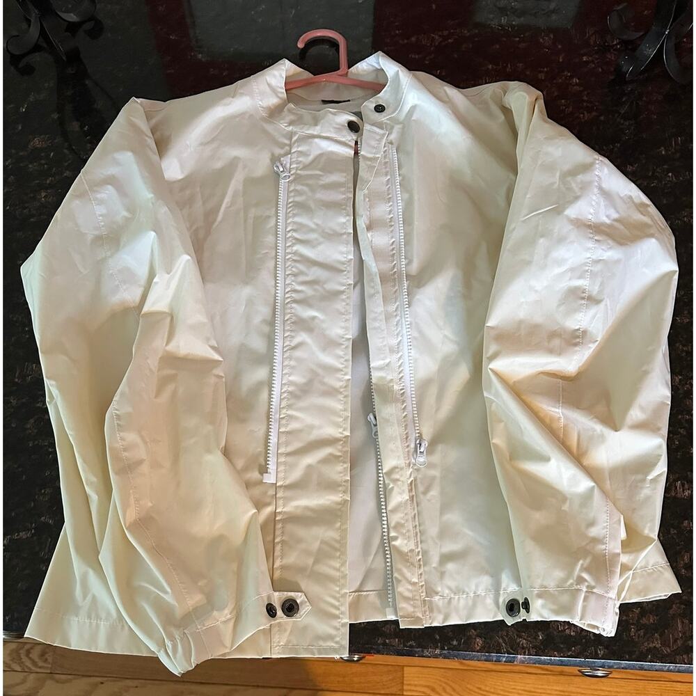 Joe Rocket Motorcycle Jacket Women Lg White/Gray Sparkly - Picture 7 of 10